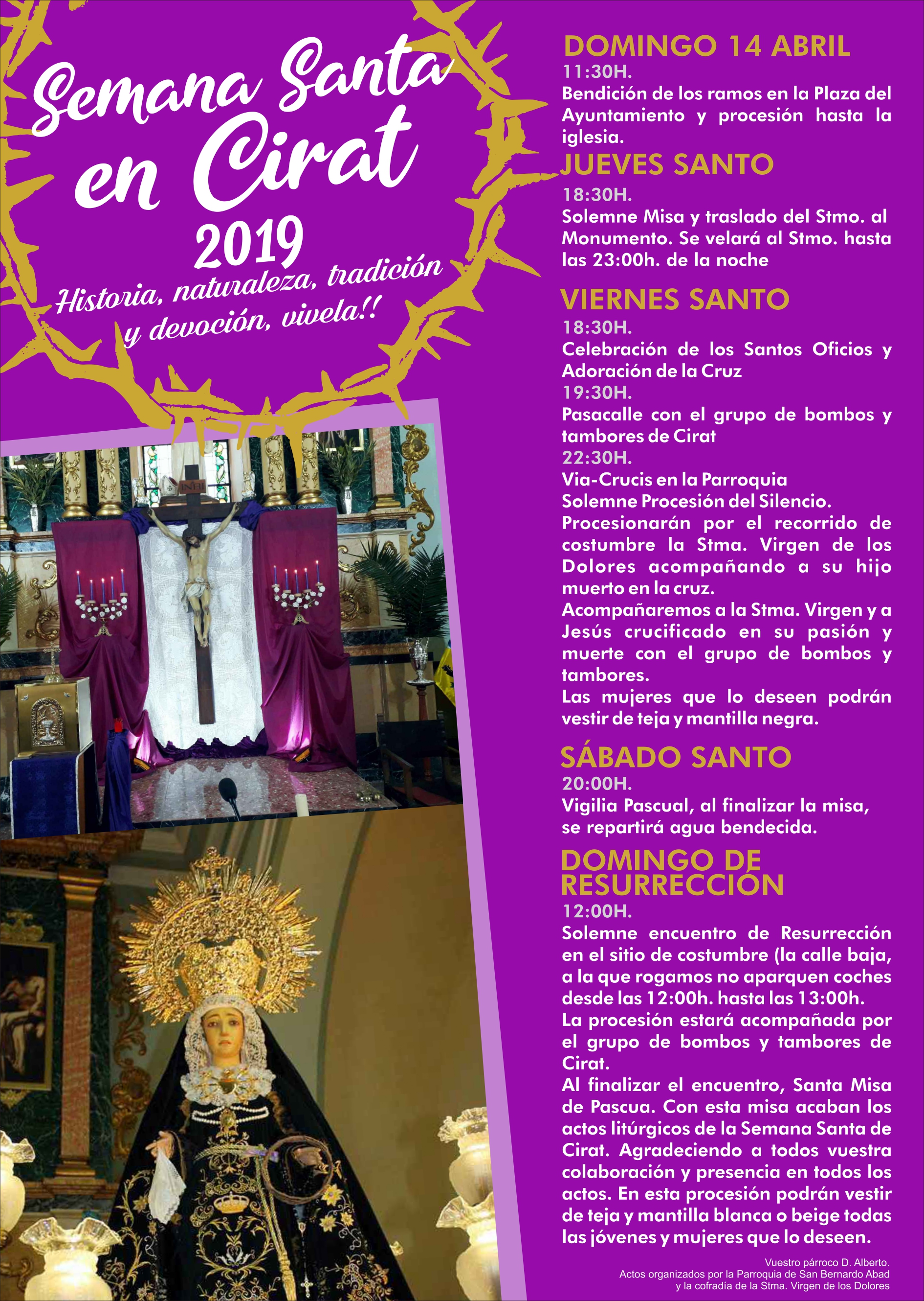 Semana Santa en Cirat 2019 Cirat